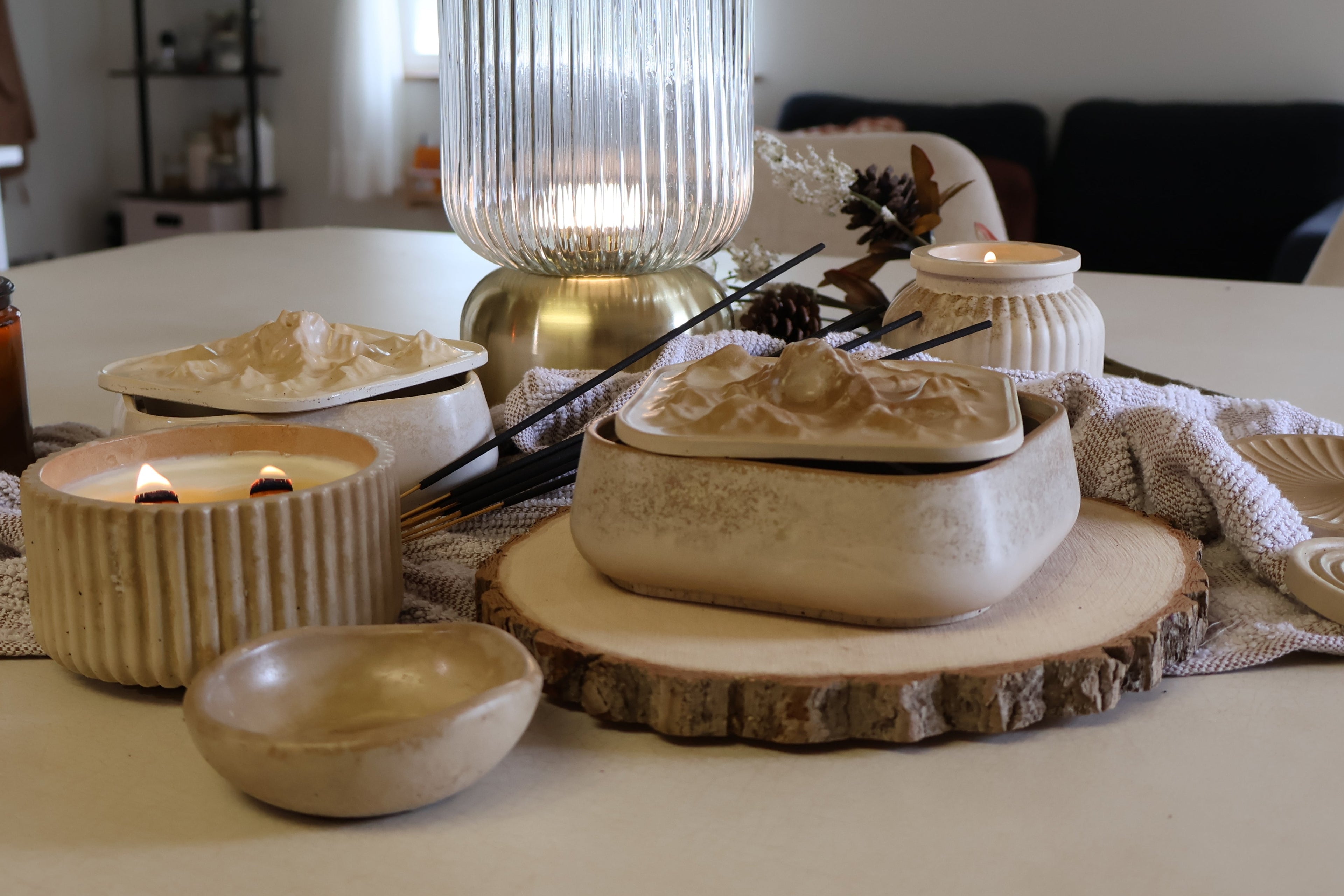 Mountain Hearth Keepsake Vessel