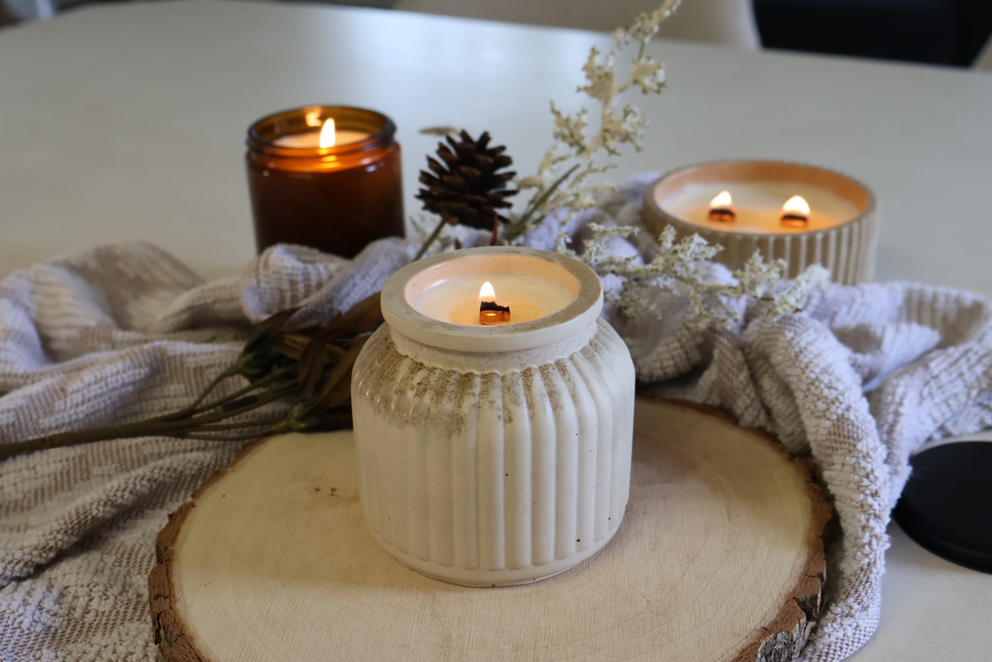 Juna’s ‘Mini’ Hearth Candle - Ceramic Vessel